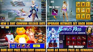  Bgmi New X Suit  M416 & Ultimate Set Back  Next Prize Path Bgmi  A8 Bonus Pass  Bgmi New Event