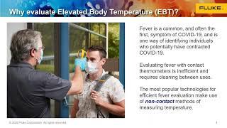 Fluke Webinar Non-Contact Elevated Body Temperature Screening