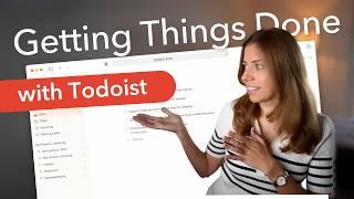 Как планировать дела в бесплатном Todoist по системе Getting Things Done 