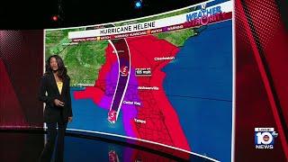 Hurricane Helene nearing landfall along Floridas big bend as strong Category 3