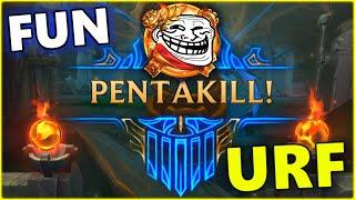 URF PENTAKILL LOL FUN Moments 2022 #44