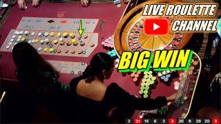  LIVE ROULETTE  BIG WIN In Las Vegas Casino  Saturday Session  2024-06-22