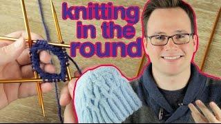 How to Knit in the Round Knitting in the Round on Double-Pointed Needles