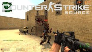 Counter-Strike Source - 2020 Gameplay - de_dust2 27-6