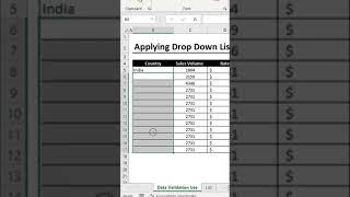 How to Create a Drop-Down List in Excel  Data Validation