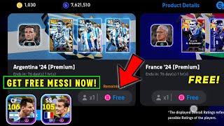 How To Get Free 106 Rated L. Messi In eFootball 2024 Mobile