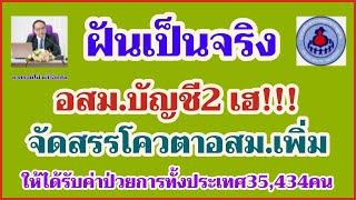 ฝันเป็นจริง อสม.บัญชี 2 เฮ จัดสรรโควต้าอสม.เพิ่มให้ได้รับค่าป่วยการ 2000 บาท