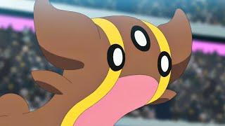 Pikachu vs Gastrodon SUB - Ash vs Cynthia - Pokémon Journeys The Series