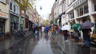 Rainy Walk in Nijmegen   Gelderland  The Netherlands 4K