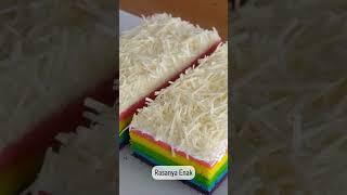 Cocok Untuk Dibuat Jualan  Resep Kue Rainbow Cake Kukus