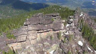 The ancient megaliths Siberia  Altai - videography. 4k video