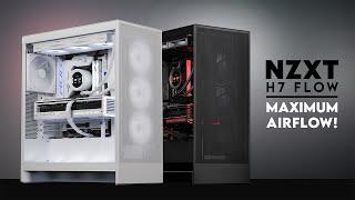 The New NZXT H7 Flow Hits Hard  RTX 4090 Gaming PC Build  + NZXT F360 RGB Core & C1500