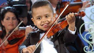 André Rieu & 3 year old Akim Camara