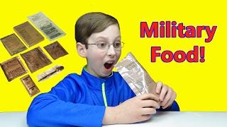 MILITARY FOOD MRE TASTE TEST REVIEW MEAL READY TO EAT  COLLINTV