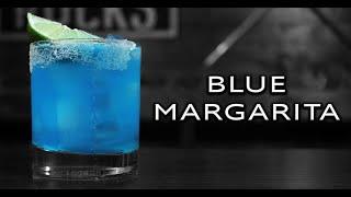 Easy Blue Margarita Recipe  Blue Curacao Cocktails  Booze On The Rocks