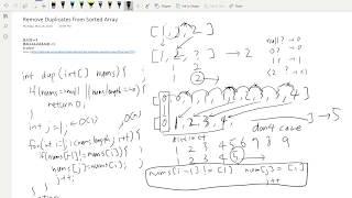 Remove Duplicates From Sorted Array 코딩 인터뷰