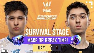 MN 2024 PMWC x EWC Survival Stage Day 1  PUBG MOBILE WORLD CUP x ESPORTS WORLD CUP