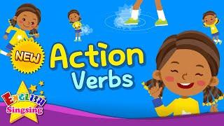 Kids vocabulary -  NEW Action Verbs  - Action Words - Learn English for kids