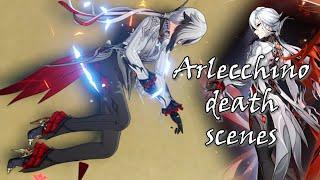Arlecchino death scenes - Genshin Impact English voice
