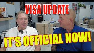 IT’S OFFICIAL NOW - 60 Day VISA CHANGES