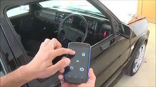 Smartphone car key fob - Controlling car with mobile app