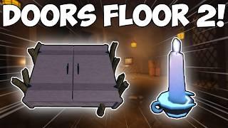 NEW DOORS FLOOR 2 ANIMATIONS AND ENTITIES... Roblox Doors