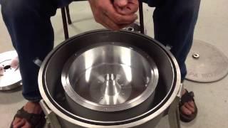 Explanation of oil centrifuge RPM vs. Flow rate