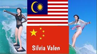 BEAUTY GIRL IN SURFING SILVIA VALEN  CHINA - MALAYSIA