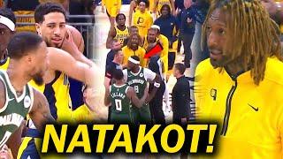 Makikipag SUNTUKAN na ang MMA bodyguard ng Pacers natakot si Portis iyak kay Haliburton