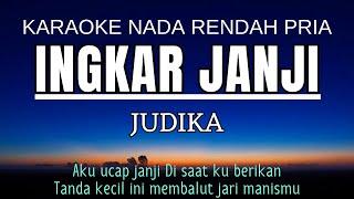 Judika - Ingkar Janji Karaoke Lower Key  Nada Rendah Pria -5
