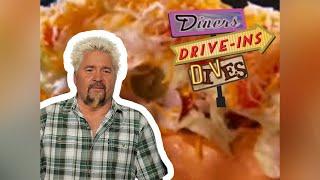 Guy Fieri Eats a Homewrecker Hot Dog  Diners Drive-Ins and Dives  Food Network