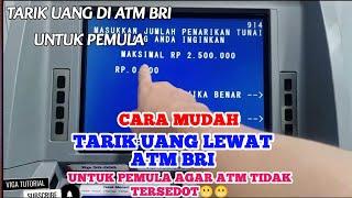 CARA TARIK UANG DI ATM BRI BAGI PEMULA TERBARU 2024