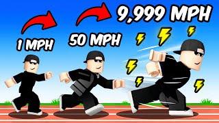 Walking at 2475913 MPH in Roblox