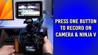 How to Use the Sony A7IV A7SIII FX3 Record Button to Trigger Atomos Ninja V Recording Through HDMI