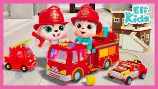 Toy Fire Truck Party +More  Eli Kids Fun Songs & Cartoons