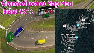 Kolli Hills map mod Bussid v3.7.1 70 Hair pin bend #bussid #kollihillshairpinbend  SMJ Gaming