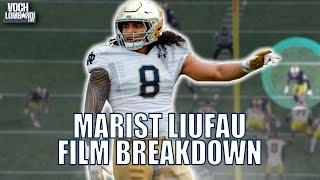 Dallas Cowboys 3rd round pick Marist Liufau is a missile  Film Breakdown