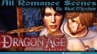 Dragon Age Origins - All Romance Scenes  Alistair Morrigan Leliana & Zevran