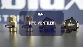 Nye kuleventiler med slamsamler og tilbakeslagsventil