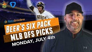 DRAFTKINGS & FANDUEL MLB PICKS TODAY 7-4-22 DFS 6 PACK