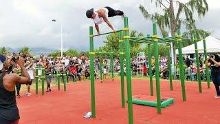 ERYC ORTIZ au Port île de la Réunion - Street workout 2016