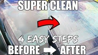 How To SUPER CLEAN Your Car Windshield