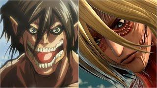 Eren Vs Annie Titan FINAL Fight - AOT Game Wings of freedom