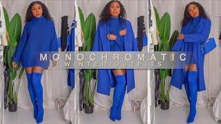 MONOCHROMATIC WINTER OUTFITS 2021