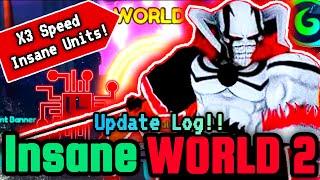 WORLD 2 The Biggest Update Yet in Anime Last Stand #roblox