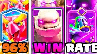 96% WIN RATE WITH GOLEM + PEKKA  EVOLUTION+ CANNONER TOWER ️