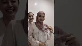 hijab mandi bareng temen  asian beautiful hijab style HS-376