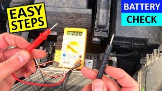 How to test a Car Battery with a Multimeter