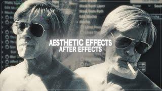 aesthetic effects w settings  after effects