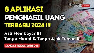 8 Aplikasi Penghasil Uang Terbaru 2024‼️ Tanpa Modal Tanpa Ajak Teman & Asli Membayar⁉️